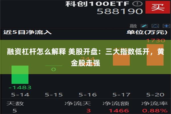 融资杠杆怎么解释 美股开盘：三大指数低开，黄金股走强