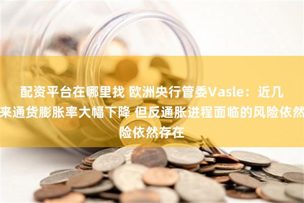 配资平台在哪里找 欧洲央行管委Vasle：近几个月来通货膨胀率大幅下降 但反通胀进程面临的风险依然存在