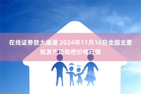 在线证劵放大渠道 2024年11月16日全国主要批发市场枇杷价格行情